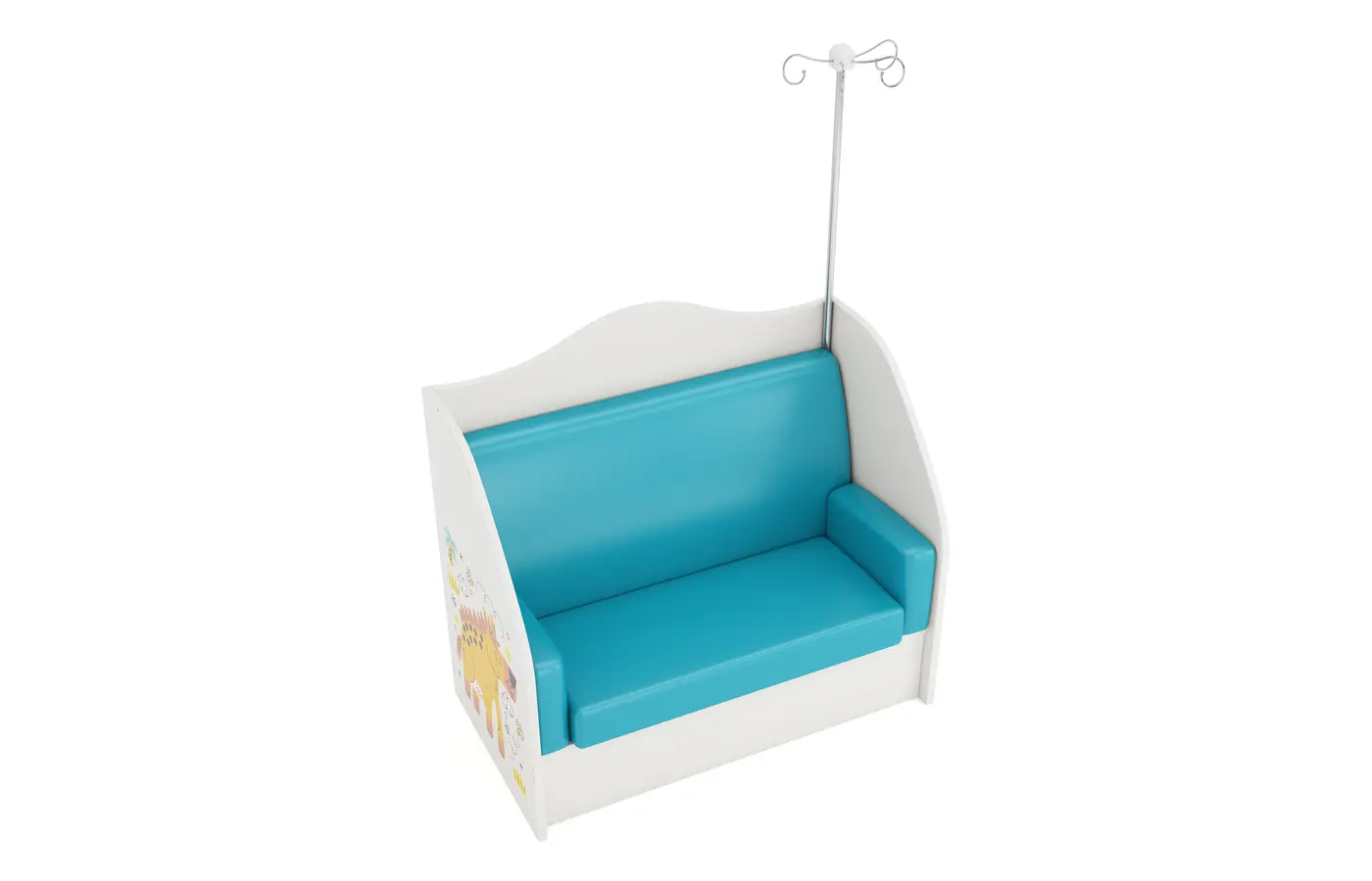JT-SA-2383 hospital infusion chair view 3