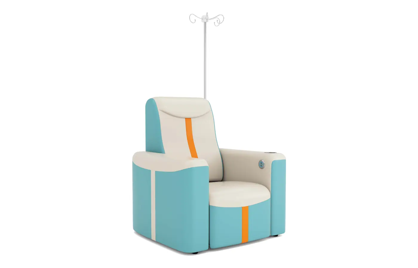 JT-SA-3035 hospital infusion chair view 2
