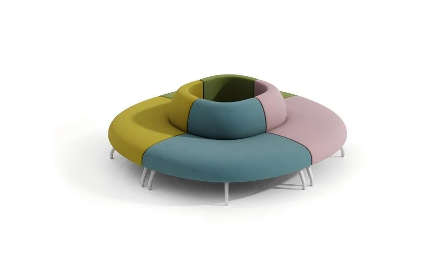 LD23-11-4 commercial lounge sofa