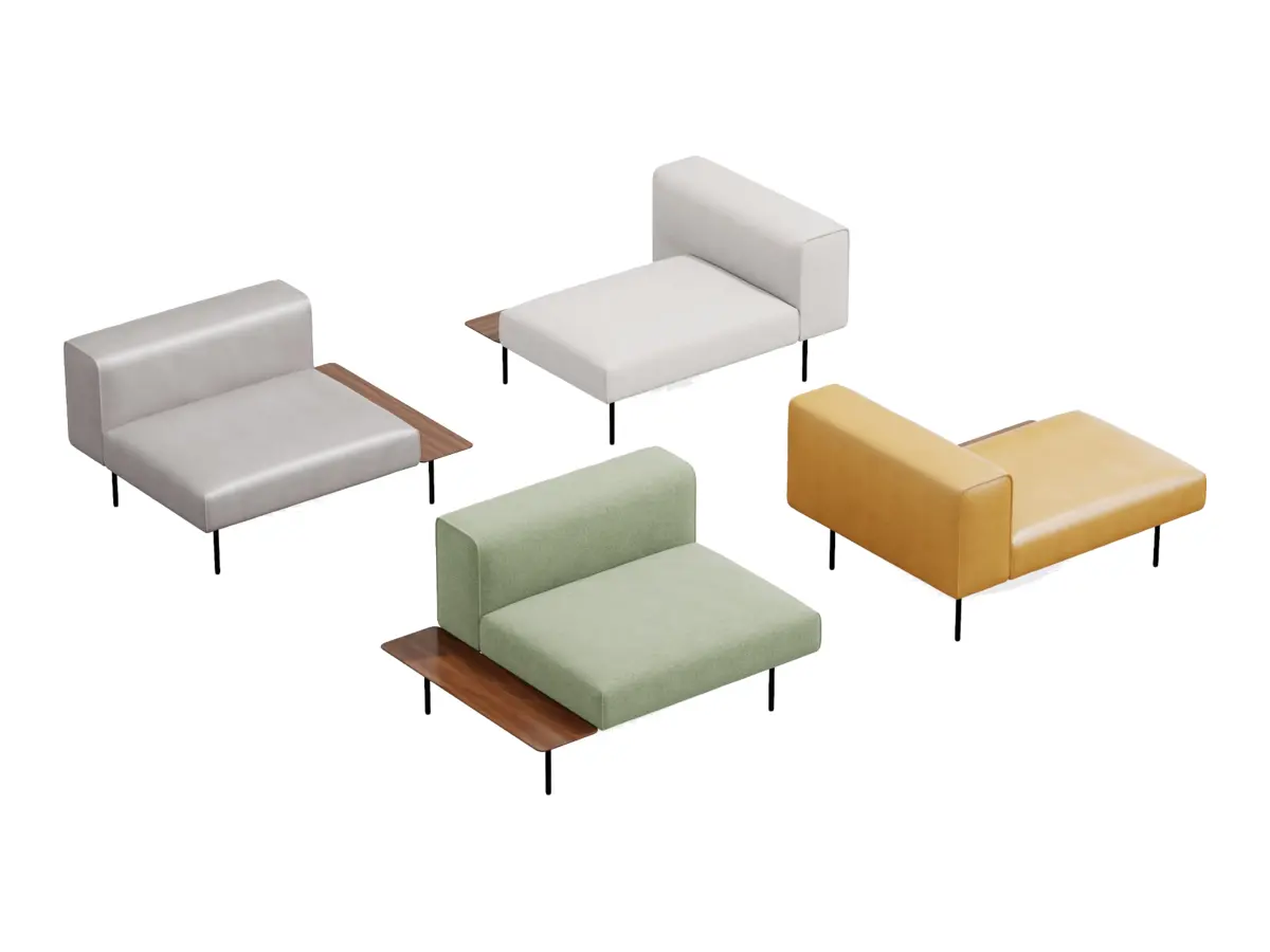 LD24-SF51-4 commercial lounge sofa