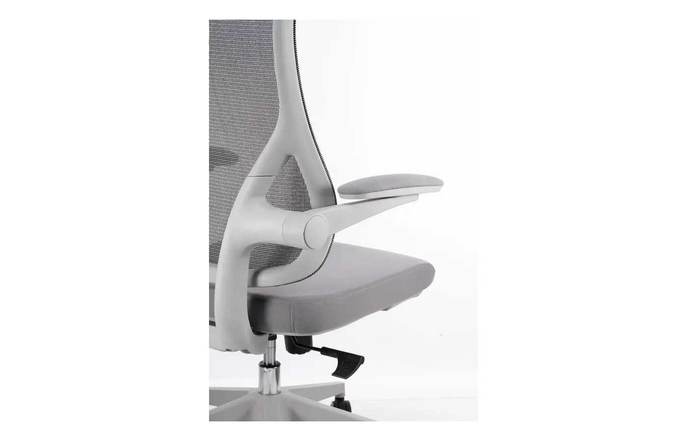 M98A flip-up armrest, seat and mechanism detail