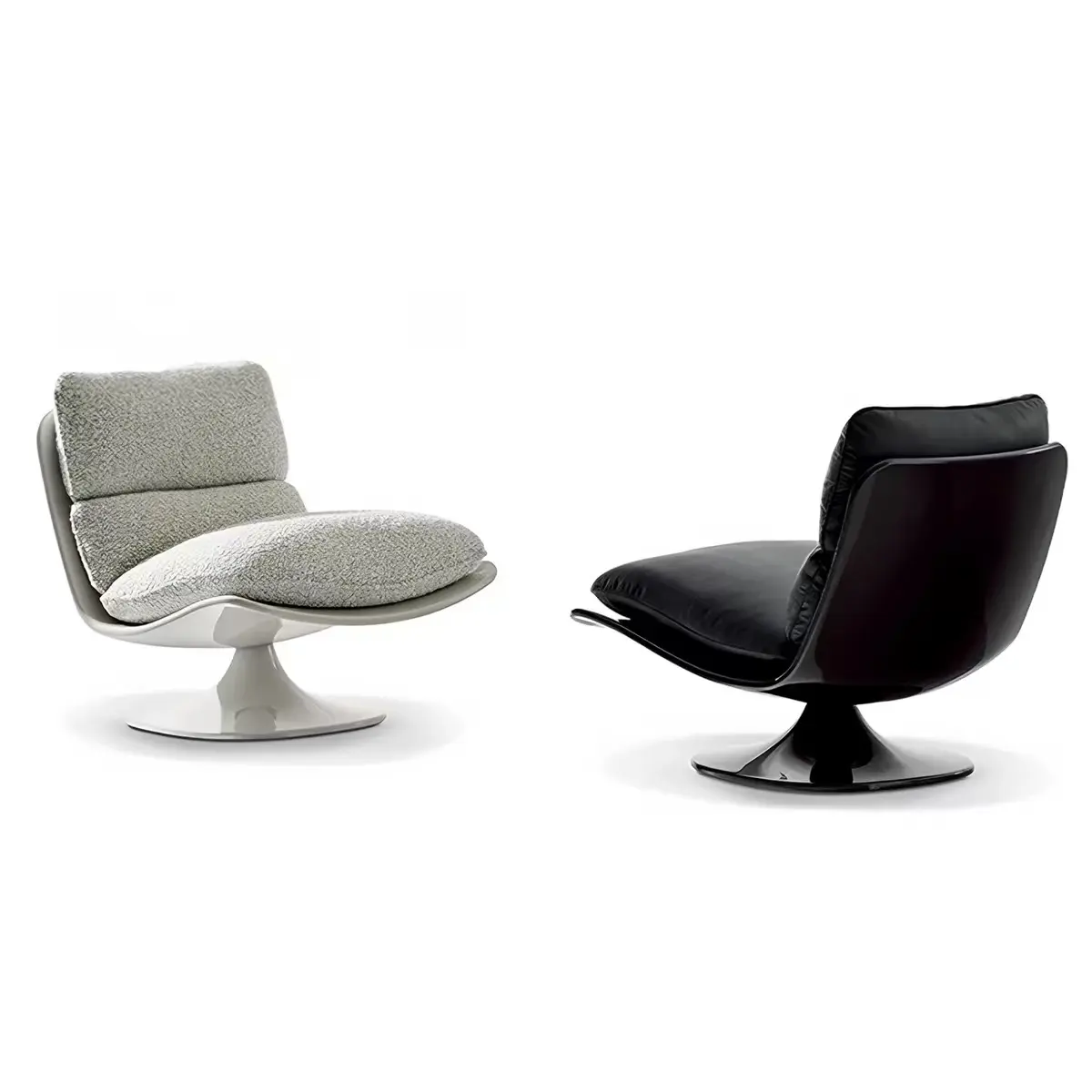 MD-MP113 swivel lounge chair and matching ottoman, product view 4