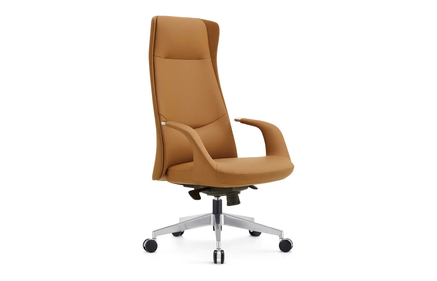 MD2303 Four-Position Locking Executive Leather Chair, product view 2