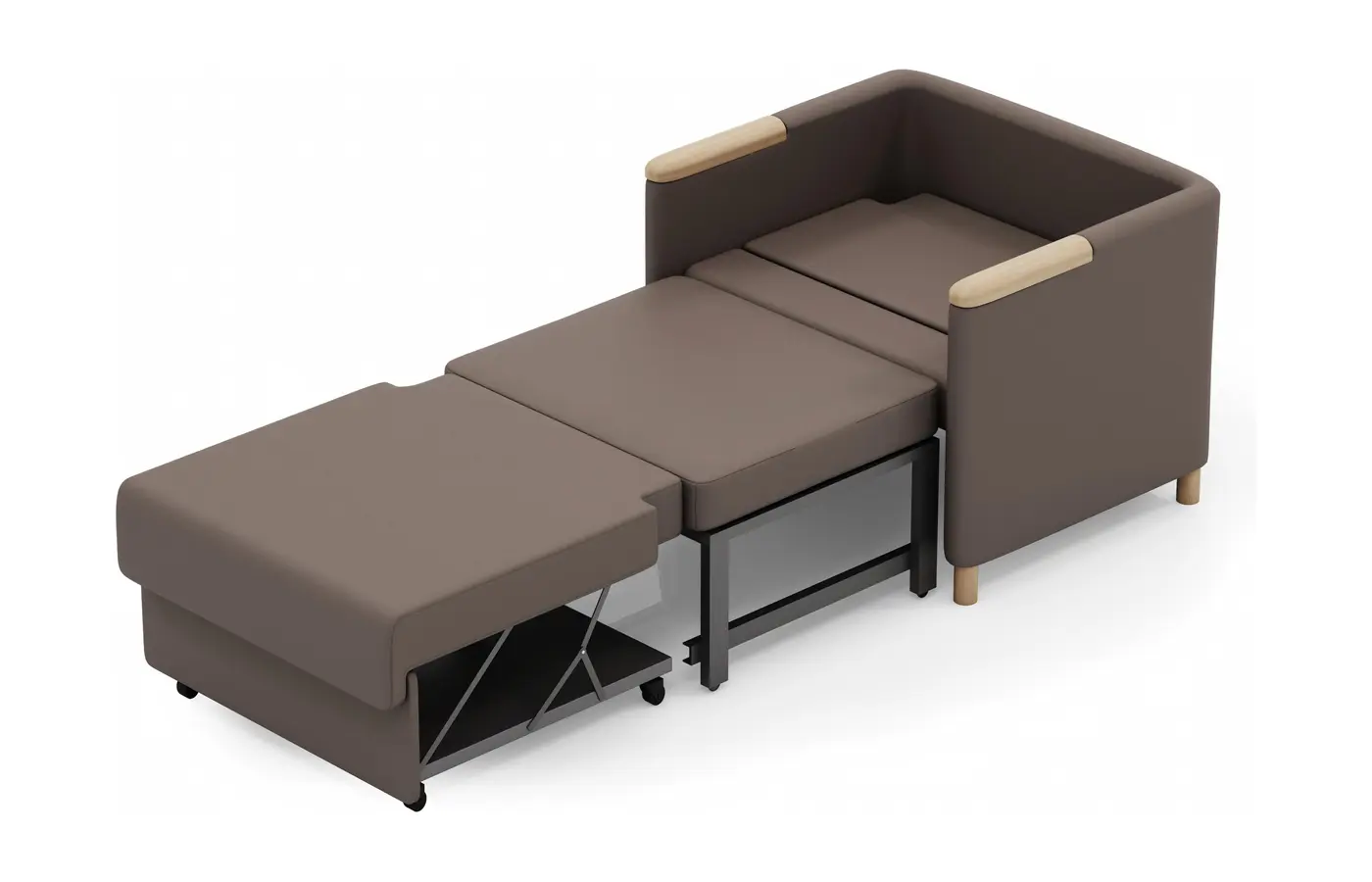 LD26-27 medical companion sofa view 2