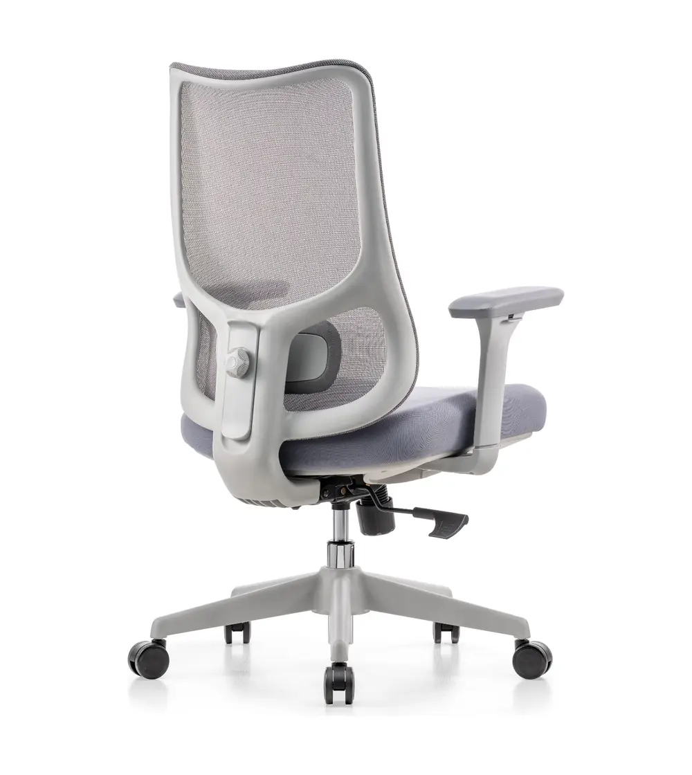 M36 gray adjustable lumbar mesh office chair