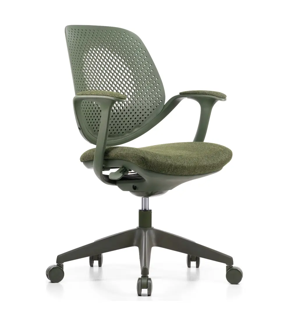 M-88 olive green integrated-frame office task chair