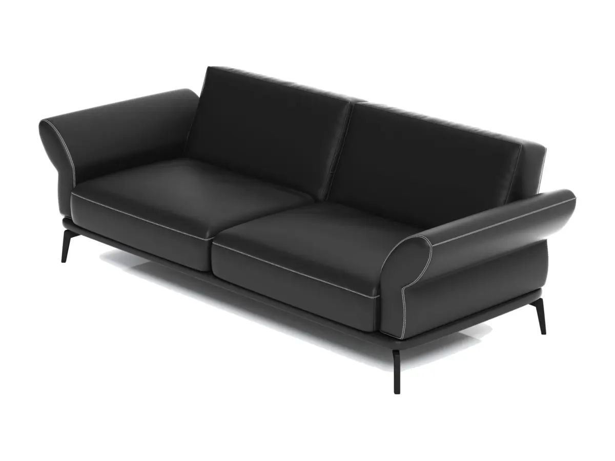 LD25-02 commercial office sofa on white background