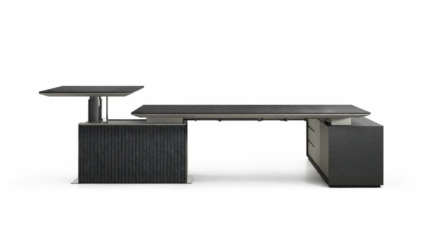 HM-T01 executive office desk on white background
