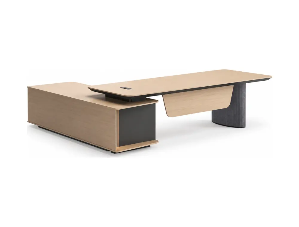 DO-DSDO-01D30 executive office desk on coordinated white background