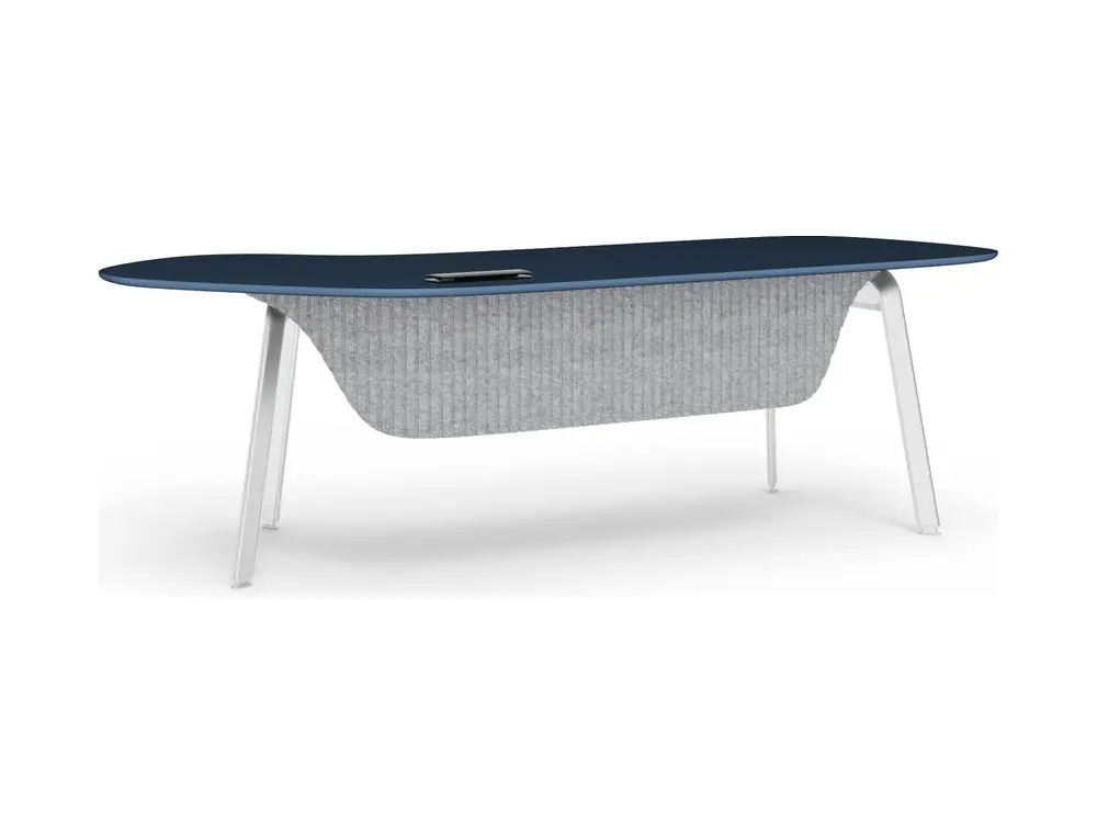 DO-NV-D0124 executive office desk on coordinated white background