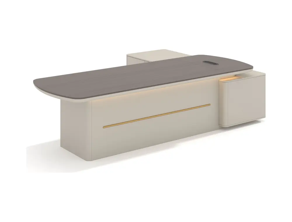 DO-YXDL-01D30 executive office desk on coordinated white background