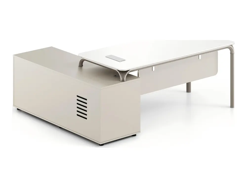 KJ-BT-KBBT20 executive office desk on coordinated white background