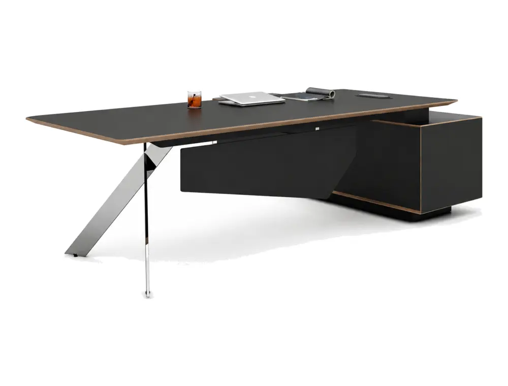 MG-XUMO-02 executive office desk on coordinated white background