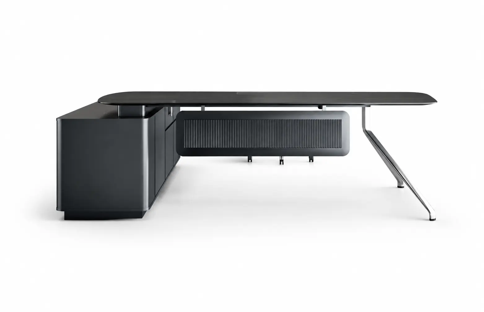 UJG-02D26L executive office desk on white background