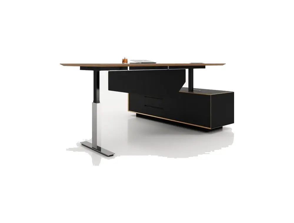 XUMO-09 modern executive desk on white background