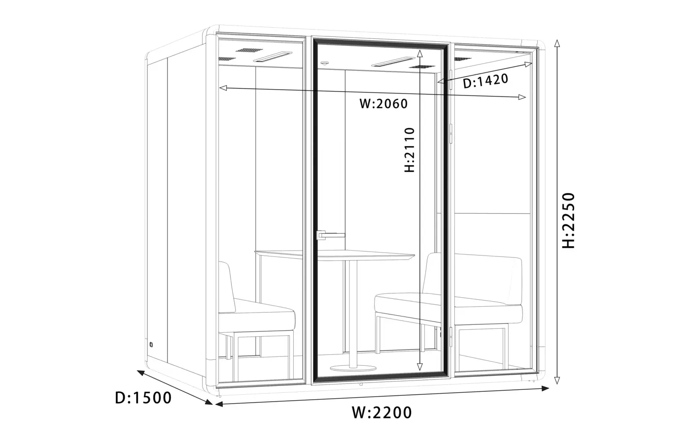 SL-L1 acoustic pod detail view 2