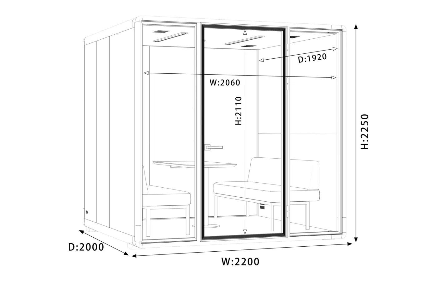 SL-LL acoustic pod detail view 2