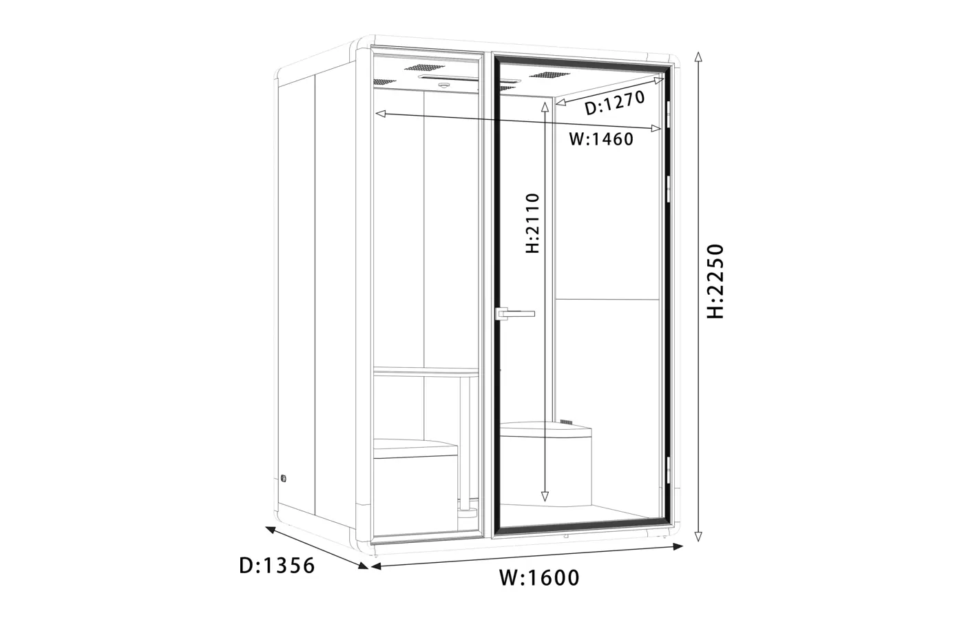 SL-M1 acoustic pod detail view 3