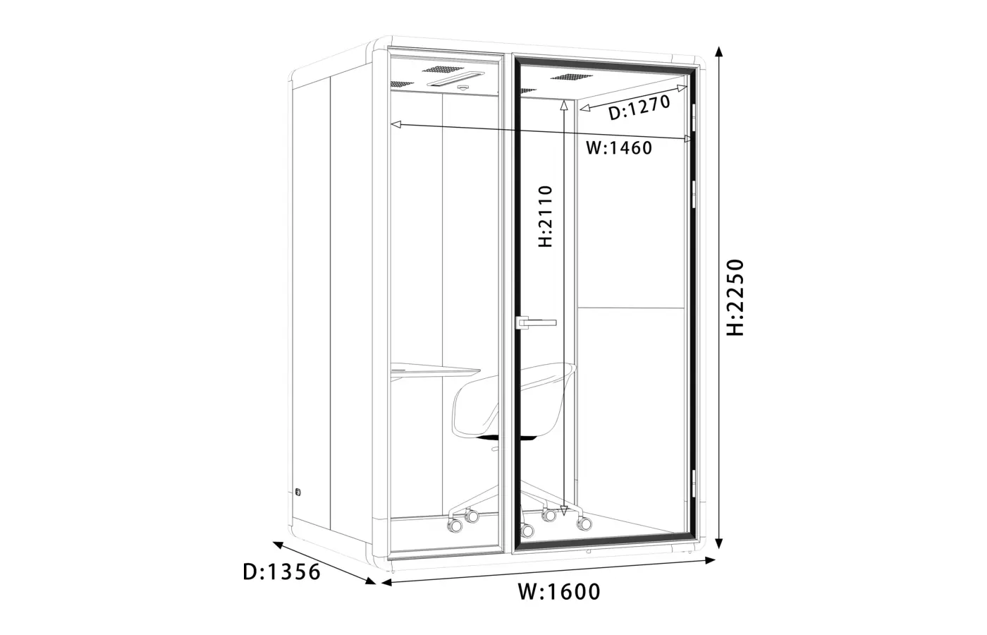 SL-M1 acoustic pod detail view 4