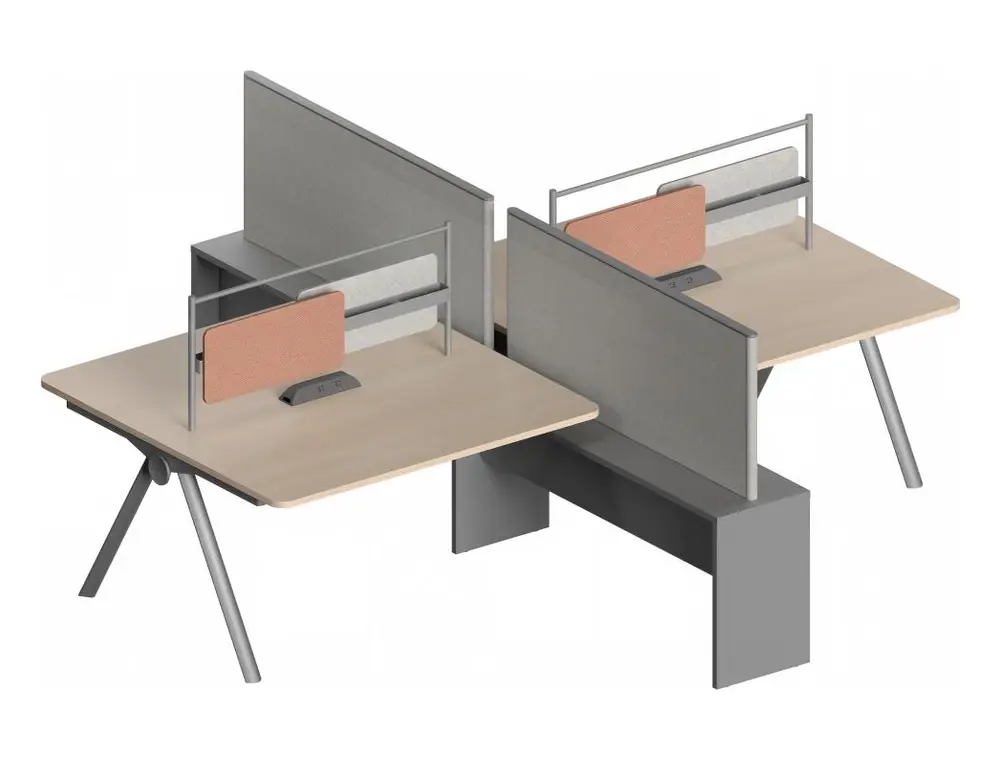 WS-OFE-WTC10-2814 modular staff workstation
