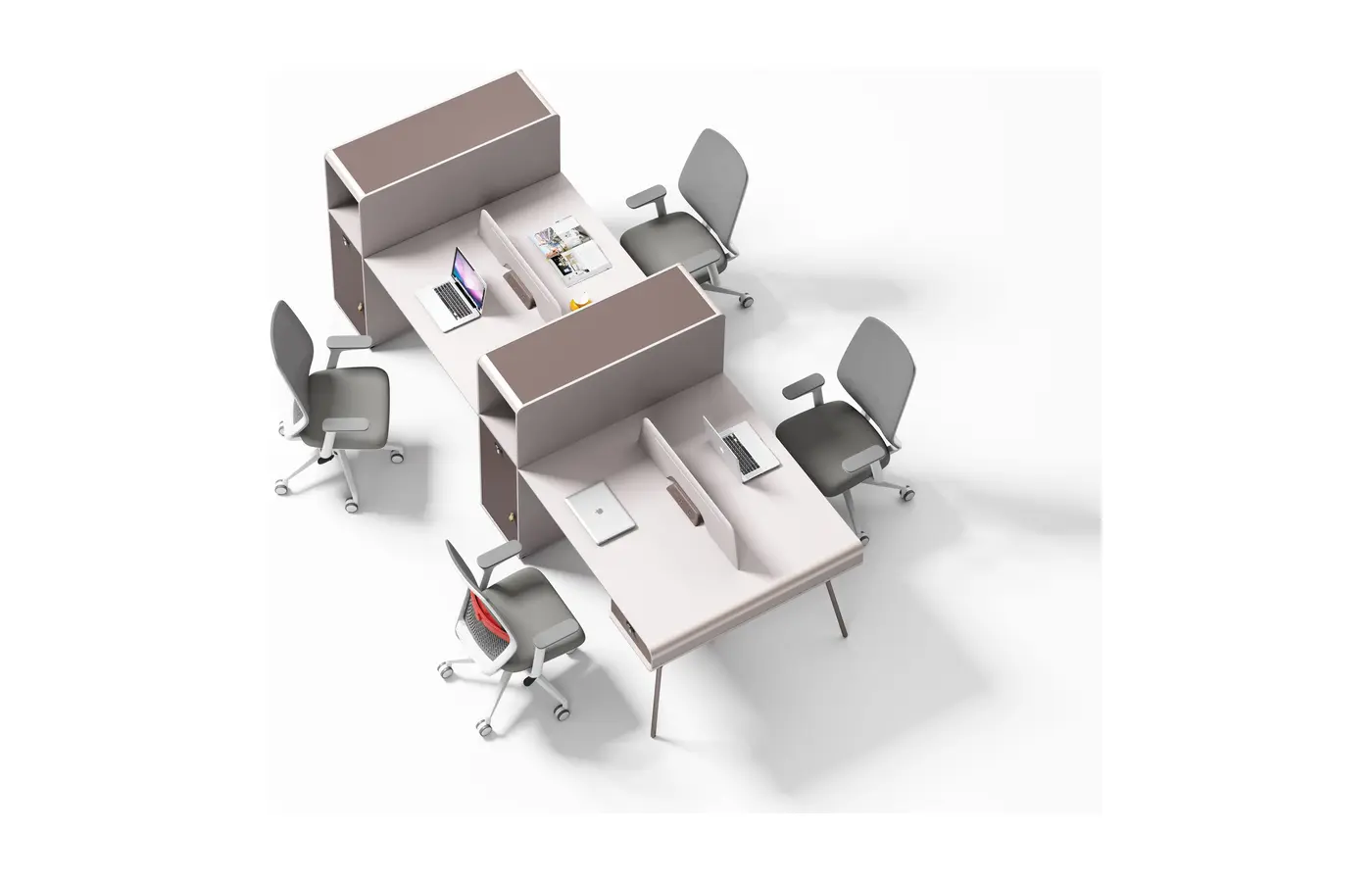 DO-YYDD-D0429 office workstation, product view 4