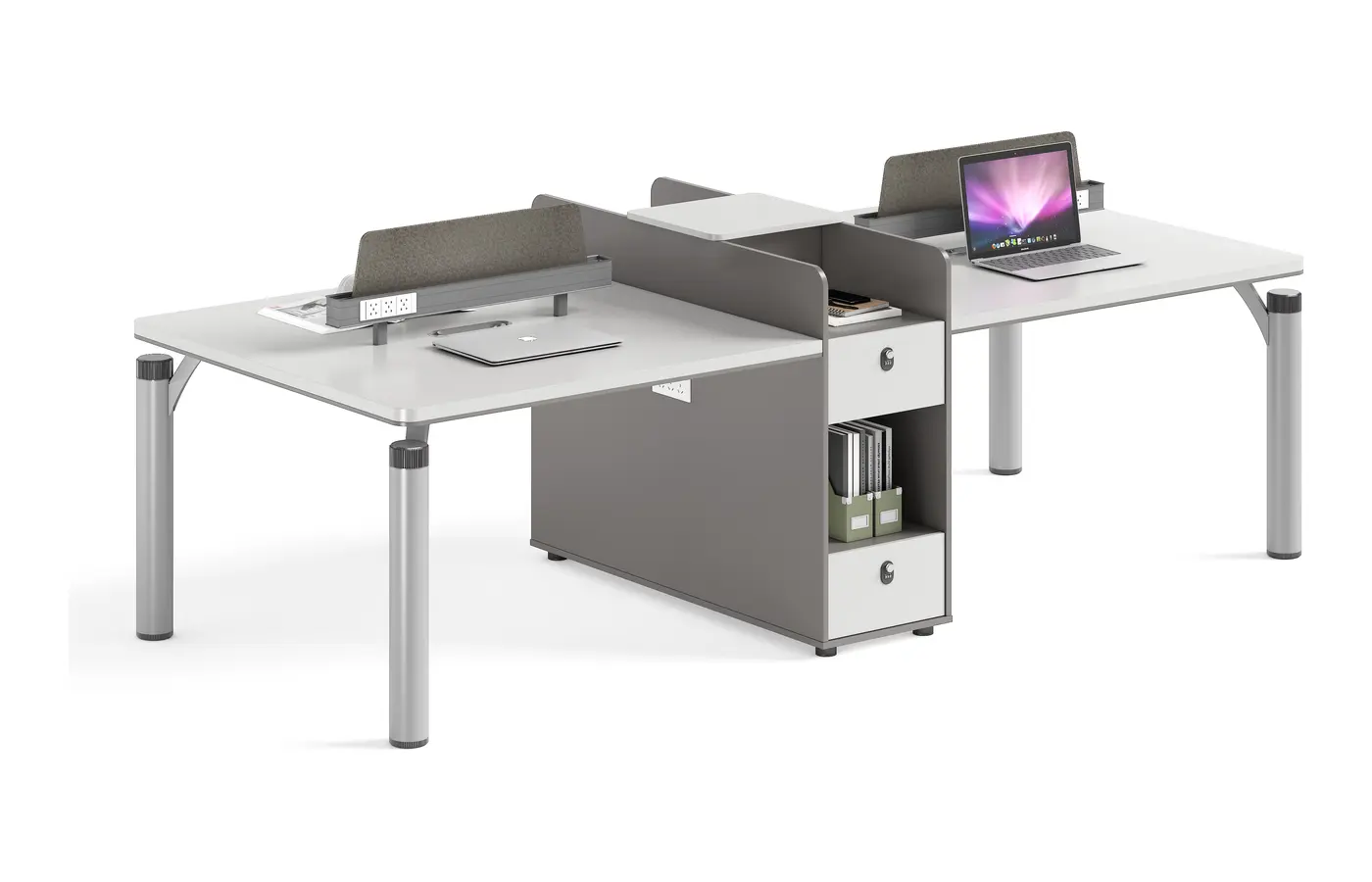 DY-D0712 office workstation, product view 3