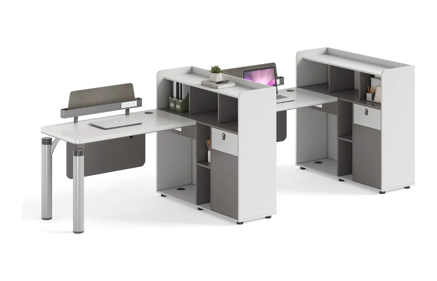 DY-D0712 office workstation, product view 5