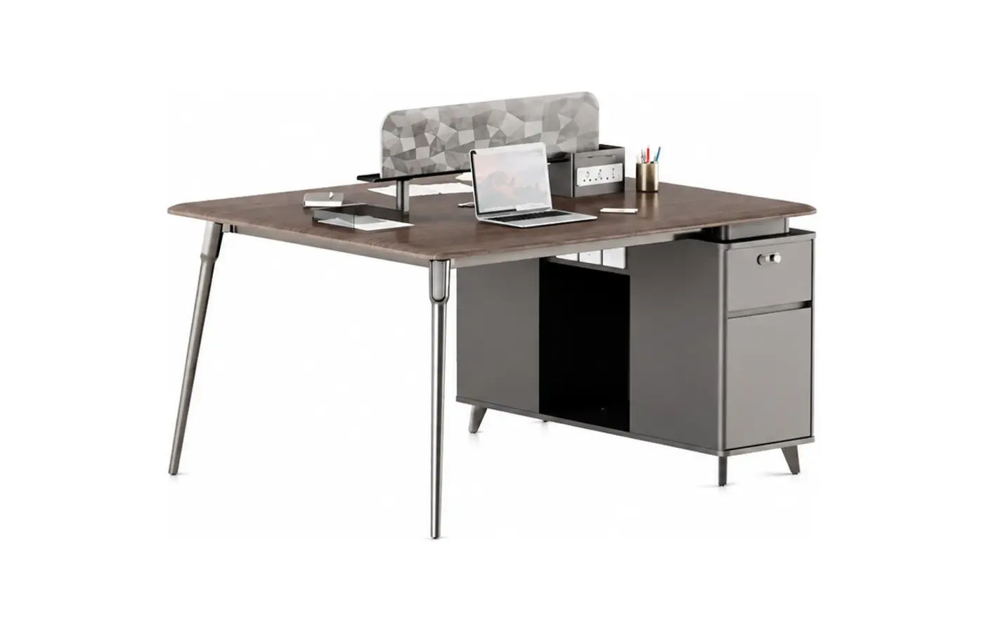 DY-D2112 office workstation, product view 2