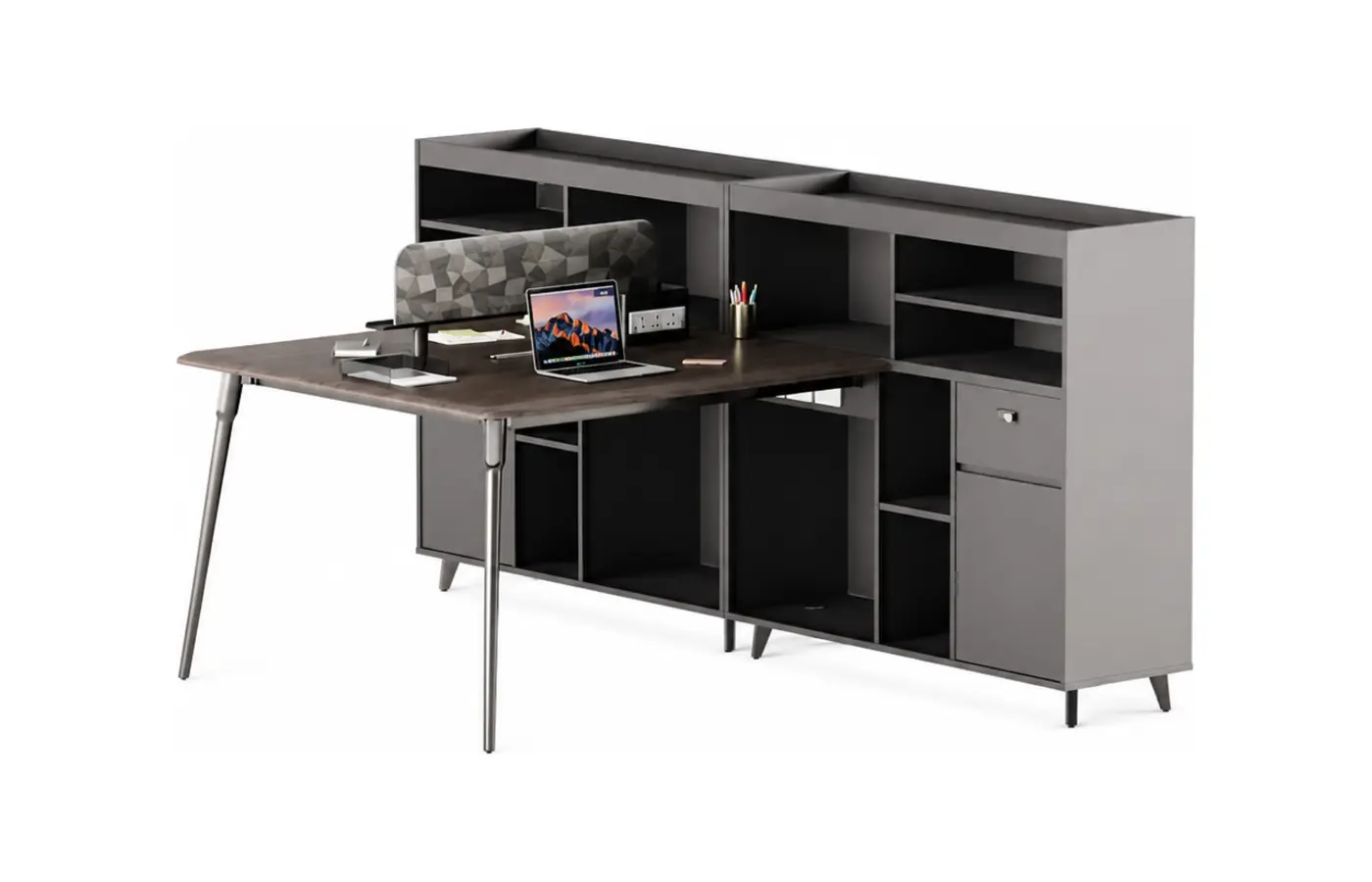 DY-D2112 office workstation, product view 6