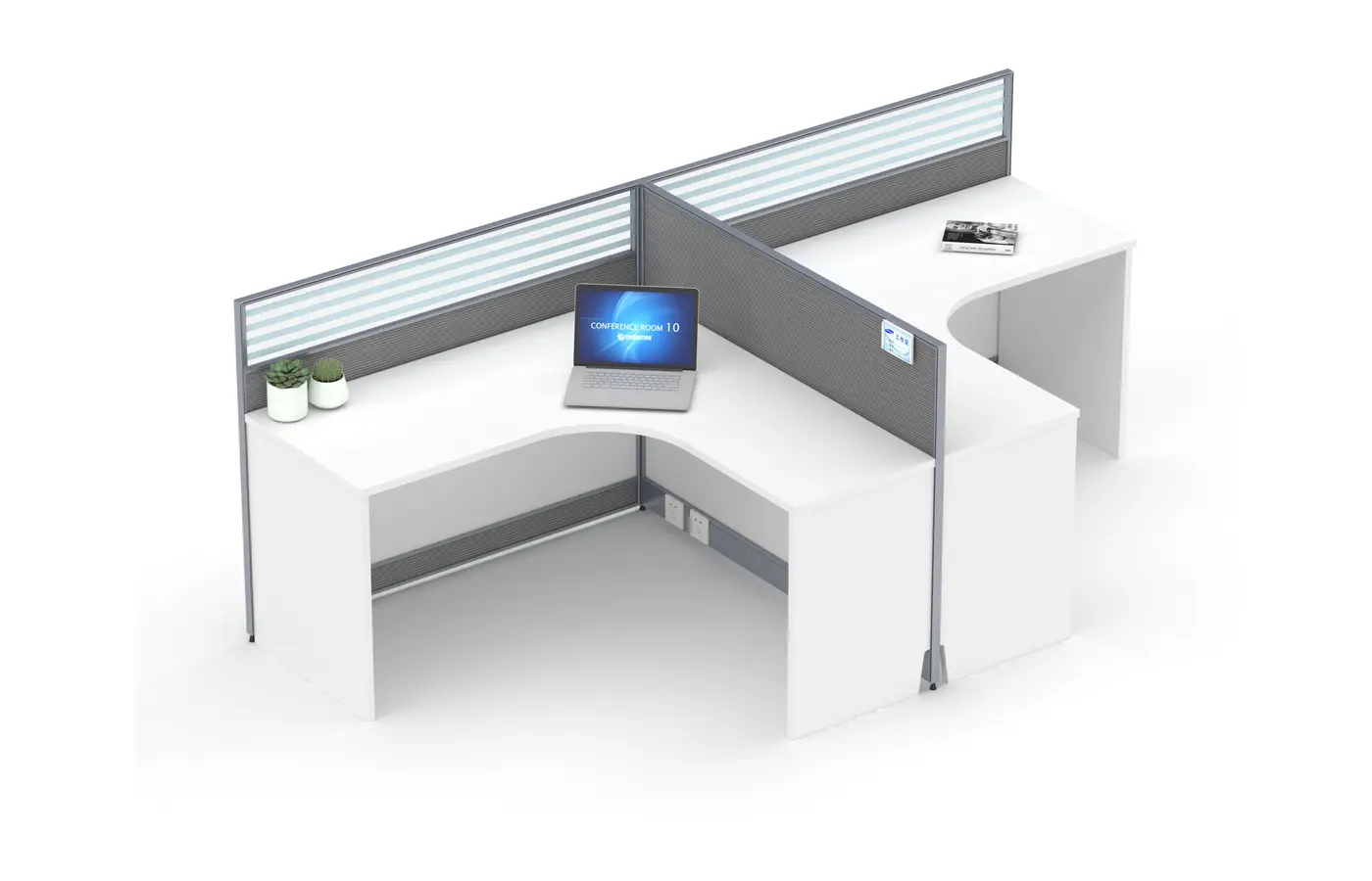 DY-P0112 office workstation, product view 3