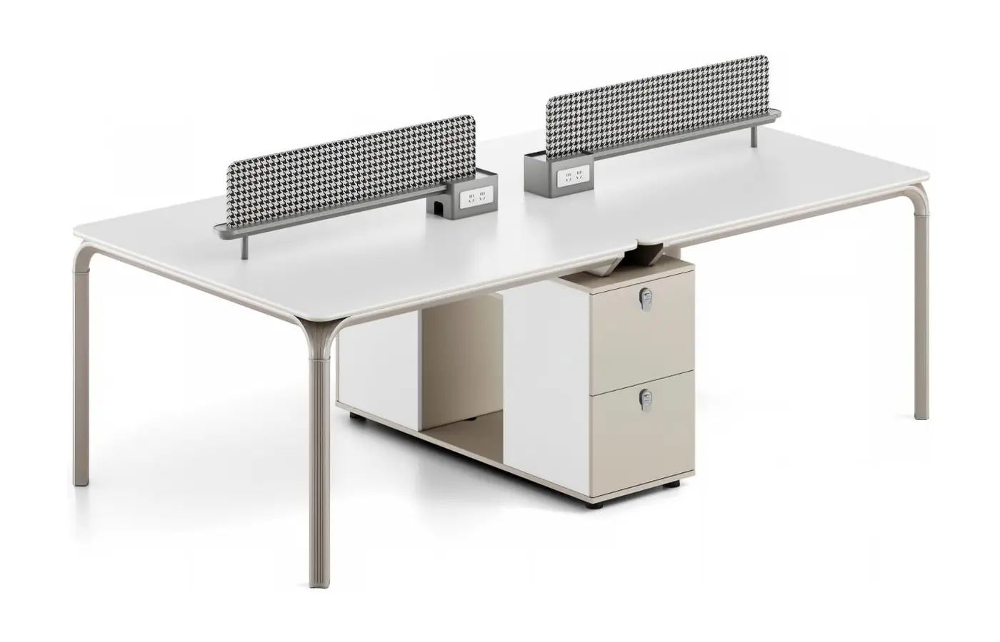 KJ-BT-KBZY28-A office workstation, product view 2