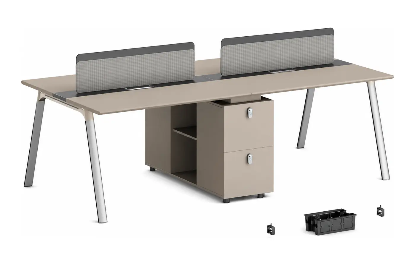 KJ-DM-KBZY12-C office workstation, product view 3