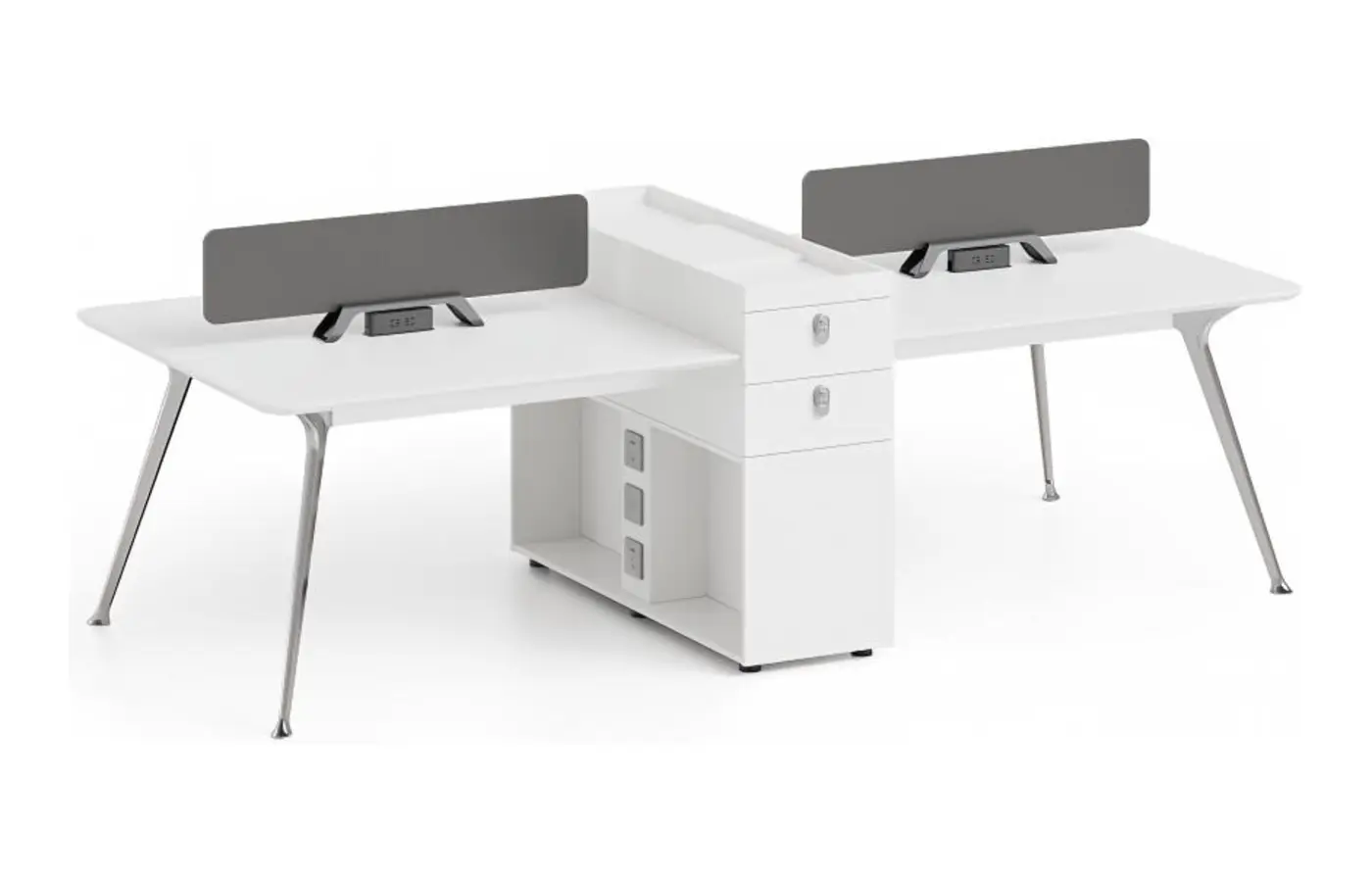 KJ-PJ-KGJ025-B office workstation, product view 2