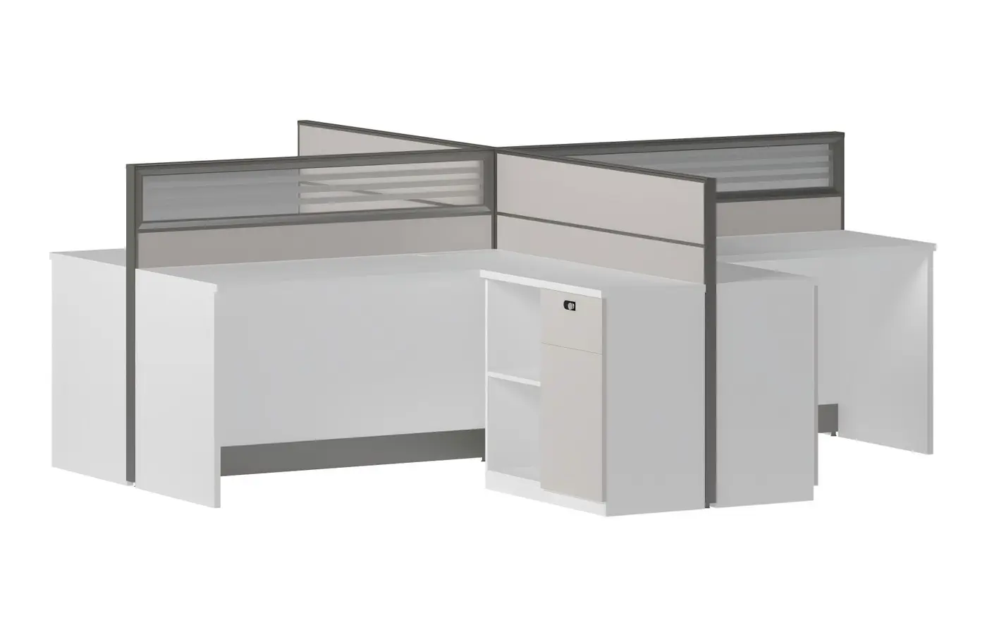 KJ-XH-KPYX53 office workstation, product view 3