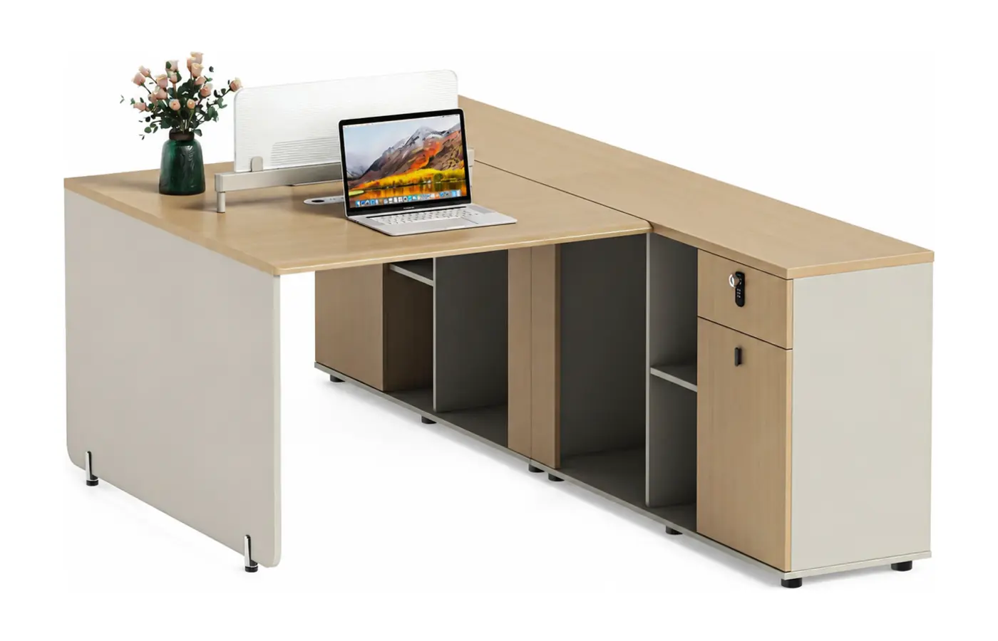 XS-YCJ-H24 office workstation, product view 2