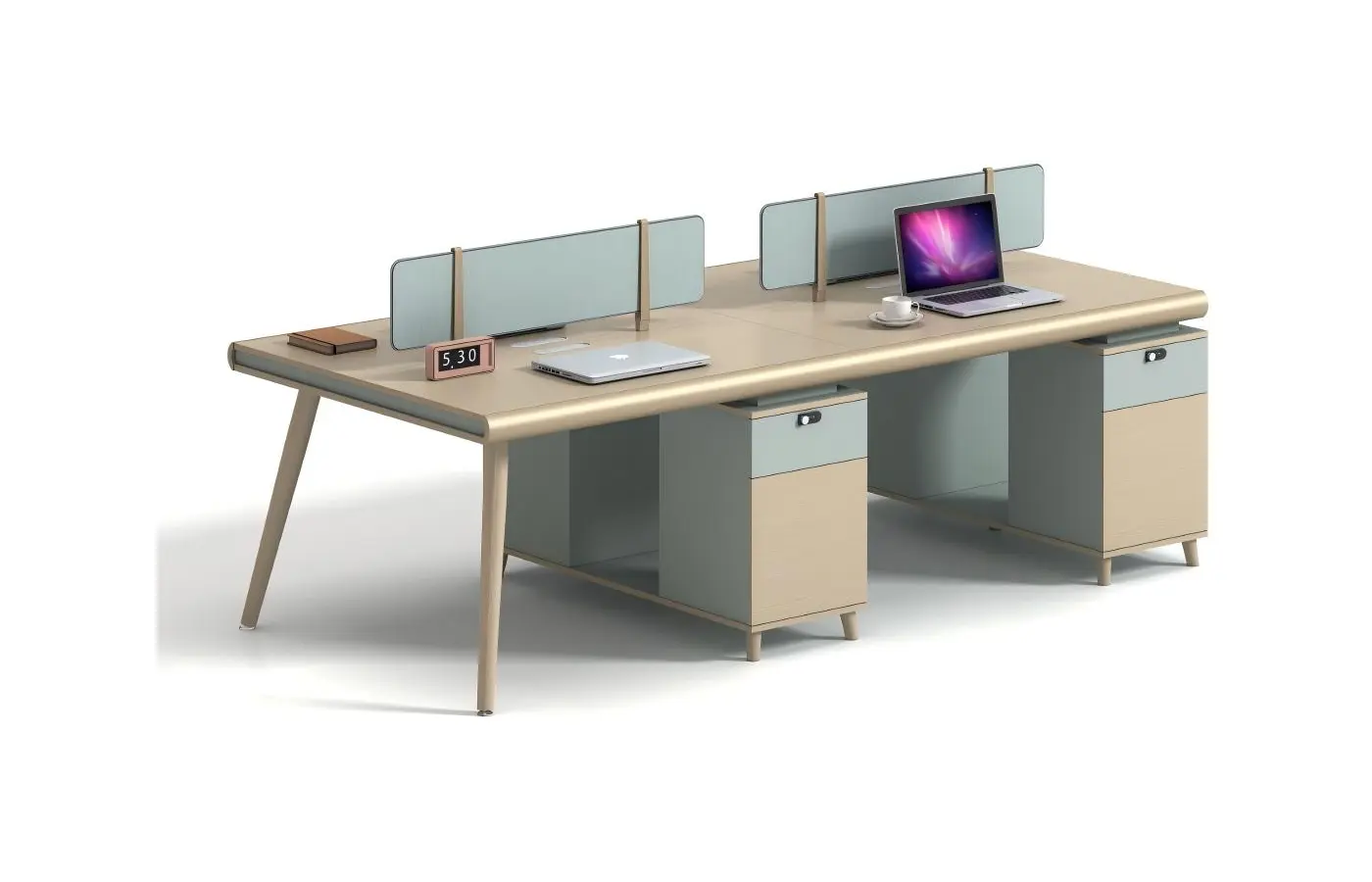 YBL-UML-D0824 office workstation, product view 2