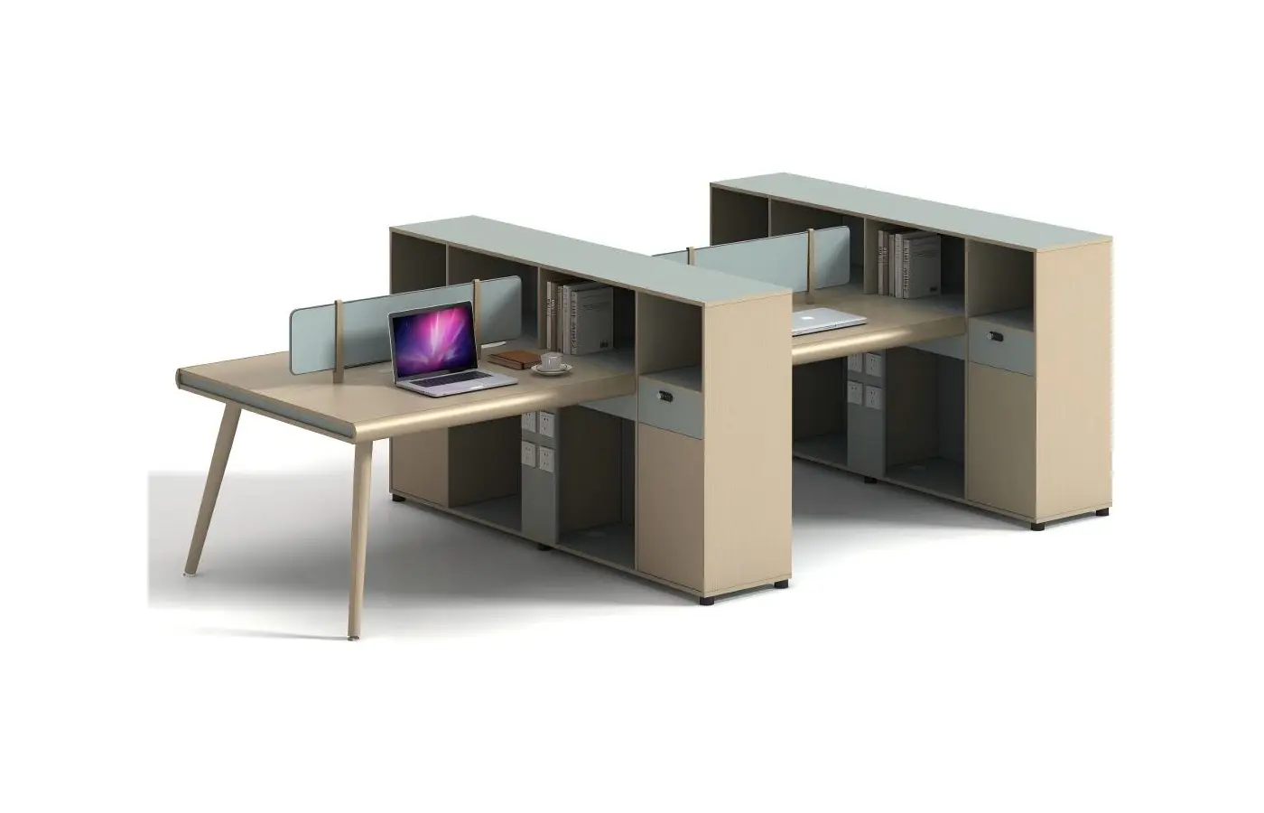 YBL-UML-D0824 office workstation, product view 5