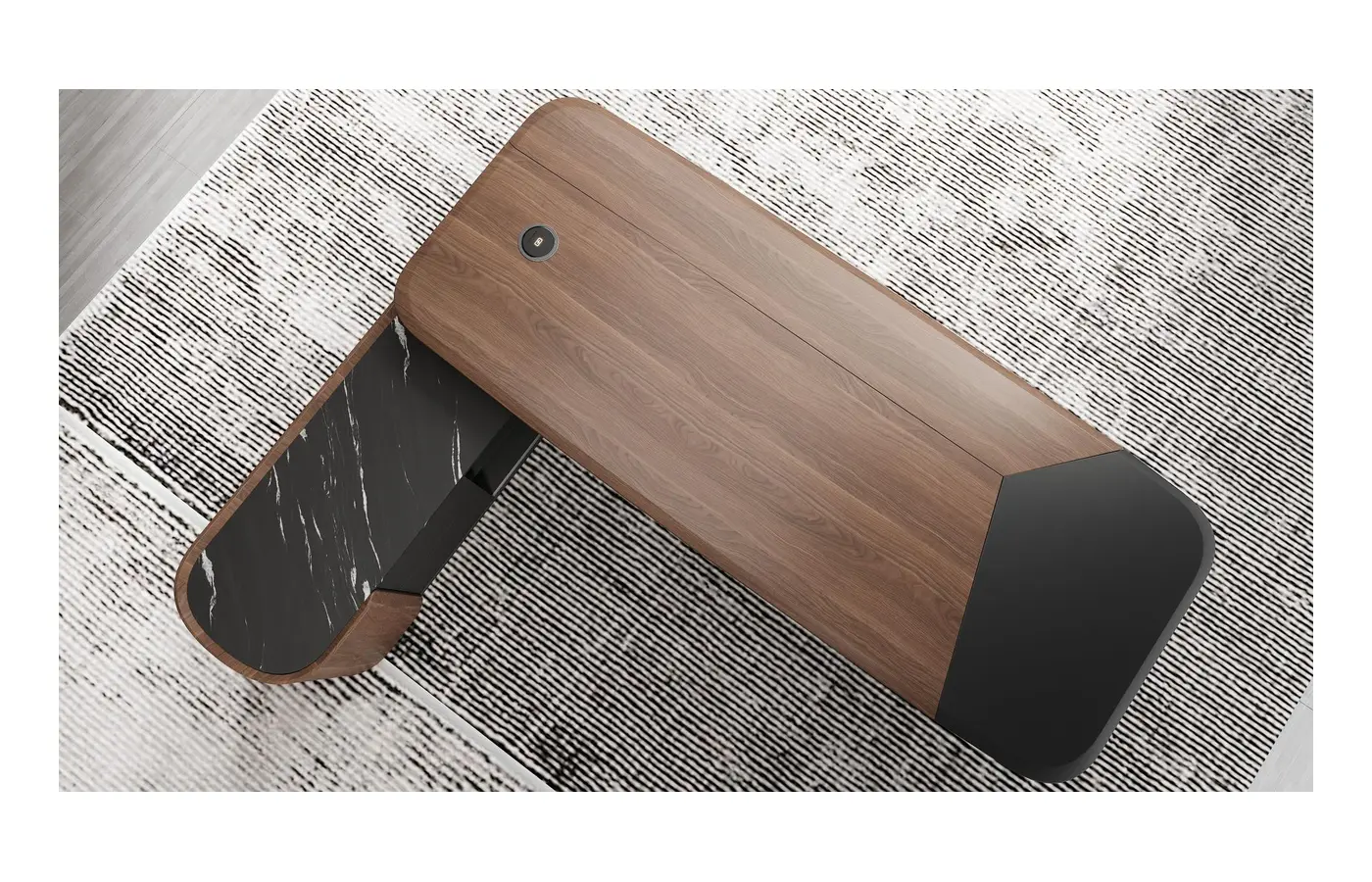 SY-T01 executive office desk, product view 5