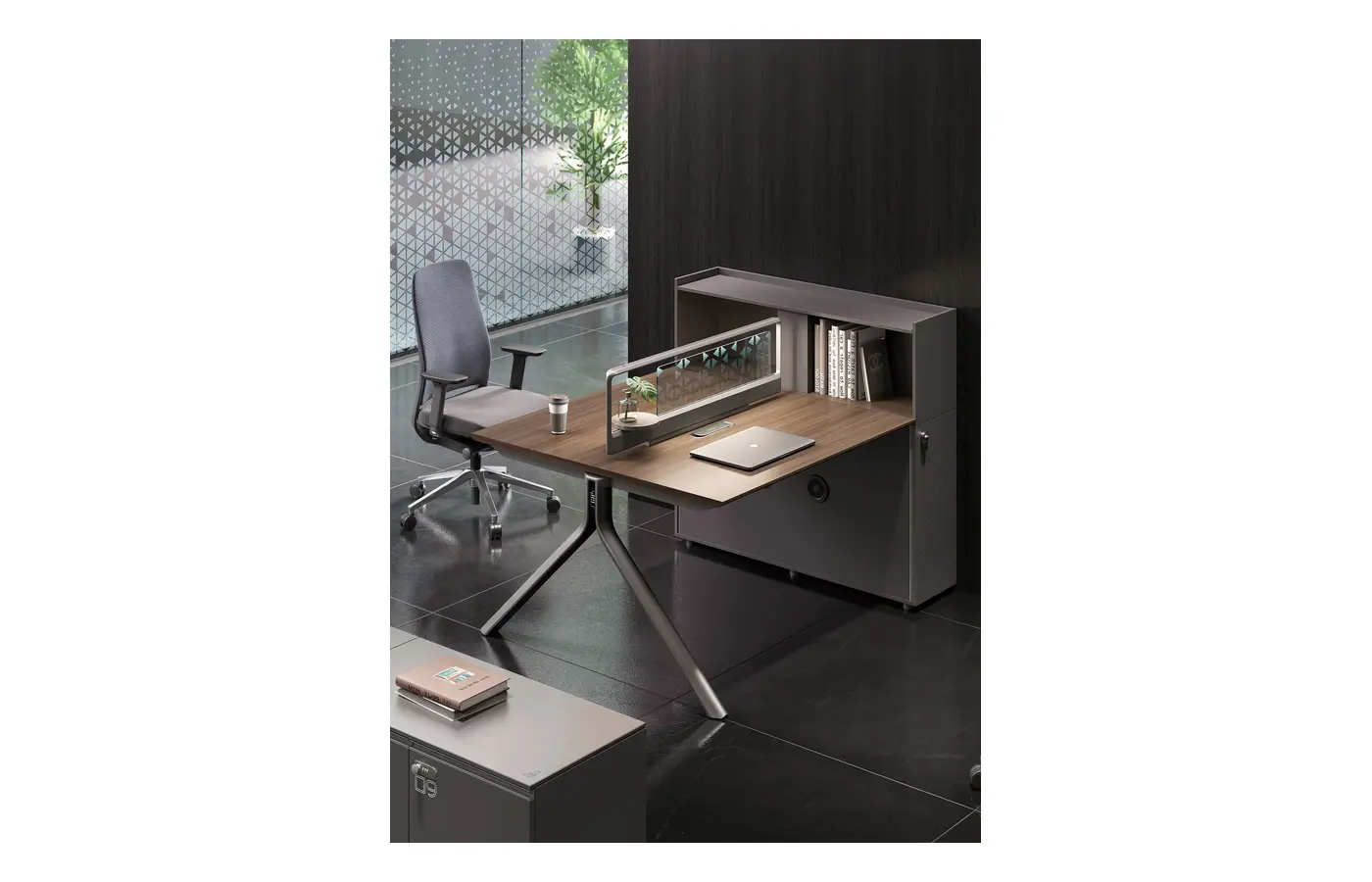 U1-F-403 commercial staff desk, product view 3