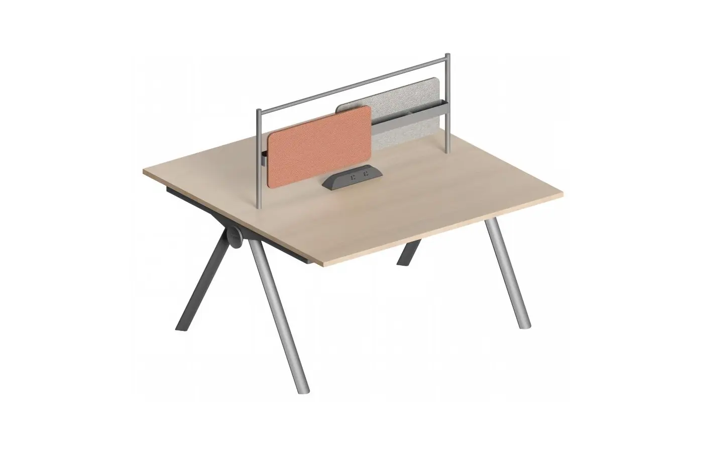 WS-OFE-WTC10-2814 commercial staff desk, product view 2