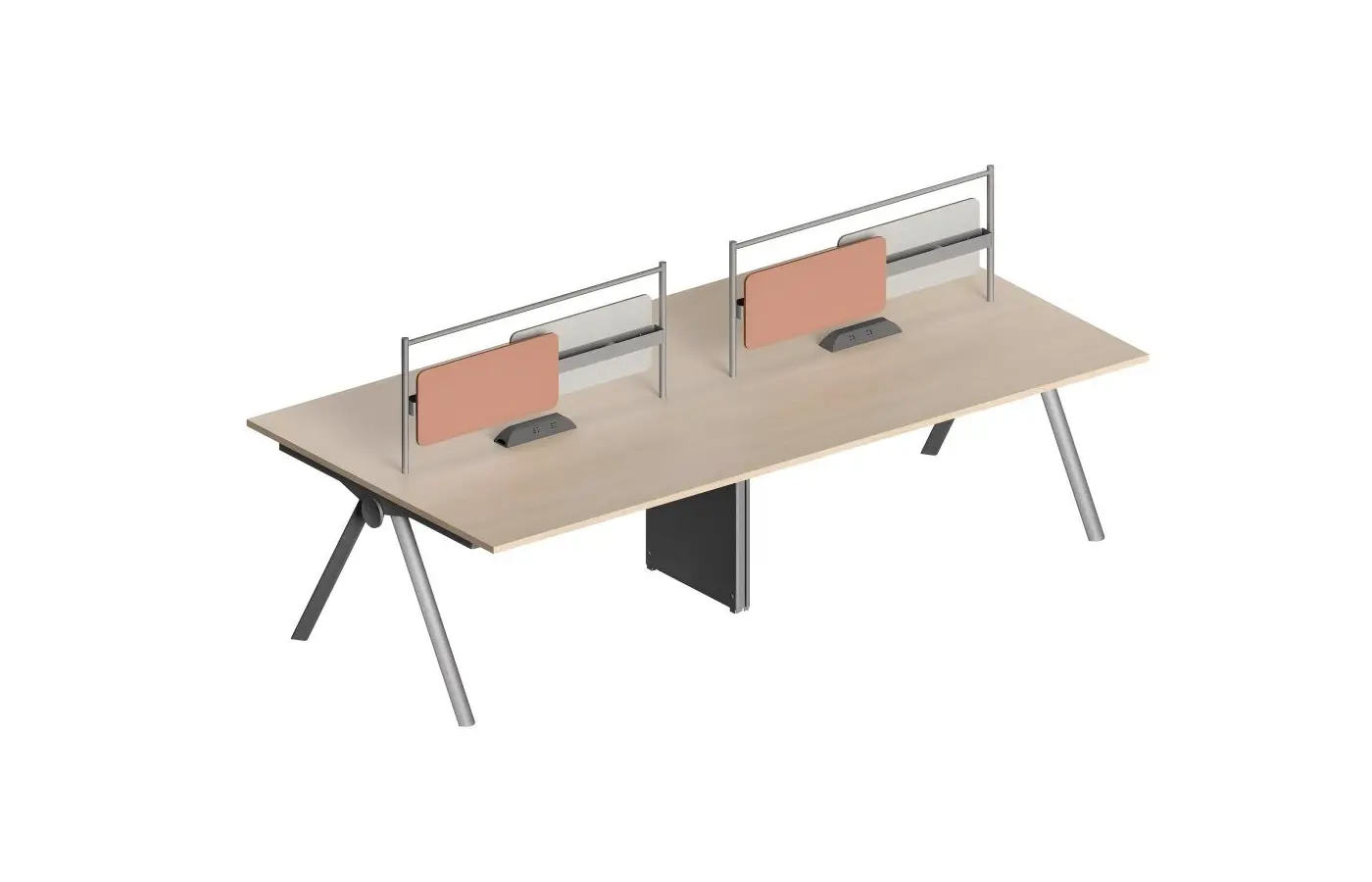WS-OFE-WTC10-2814 commercial staff desk, product view 3