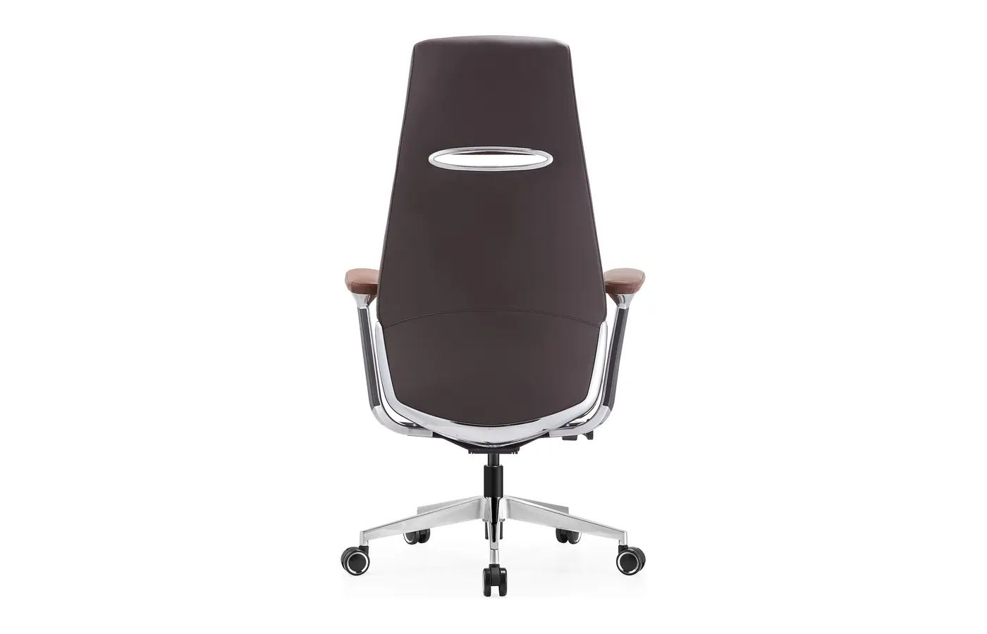 YP-DNA Adjustable-Headrest Executive Leather Chair, product view 4